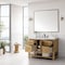 James Martin Vanities Breckenridge 48in Single Vanity, Light Natural Oak w/ 3 CM Carrara Marble Top 330-V48-LNO-3CAR - alternate 4